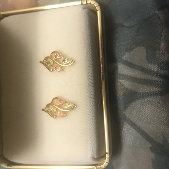 Landstrom’s Black Hills Gold Earrings - 10K - Picture 3 of 5